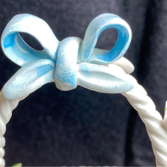 Nuova Capodimonte Italy woven basket exquisite workmanship - Picture 11 of 15